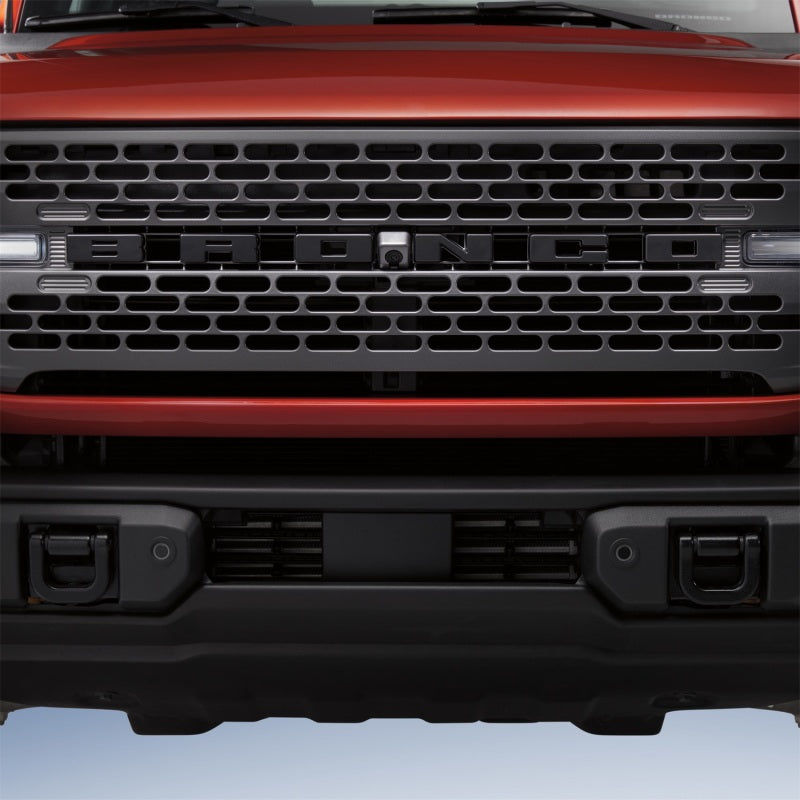 2021+ Bronco Grille Lettering Overlay Kit - Black - View 4 | Dirty Garage