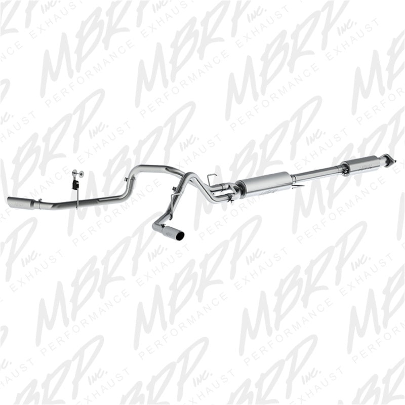 2015 F-150 3" Cat Back Dual Split Side Exit T409 Exhaust System - View 3 | Dirty Garage