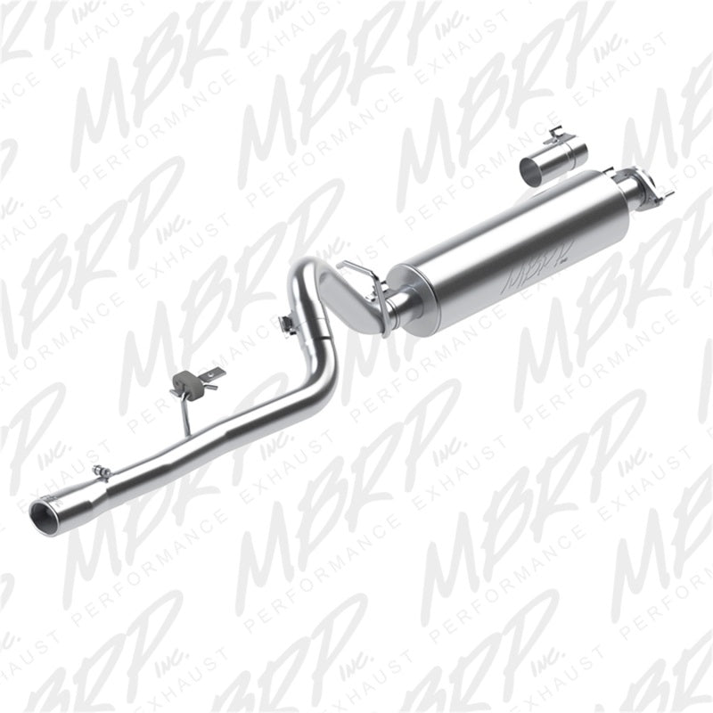 1986-2000 Cherokee 2.5" Cat Back Single T409 - View 2 | Dirty Garage