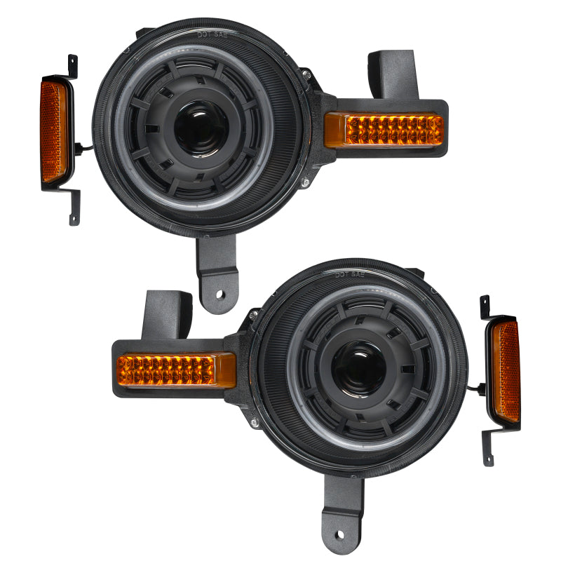 2021-2026 Bronco Oculus BI-LED Projector Headlights - View 2 | Dirty Garage