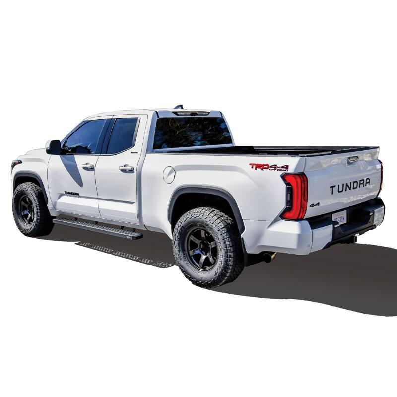 Universal 79" Black Grate Steps Running Boards - View 2 | Dirty Garage