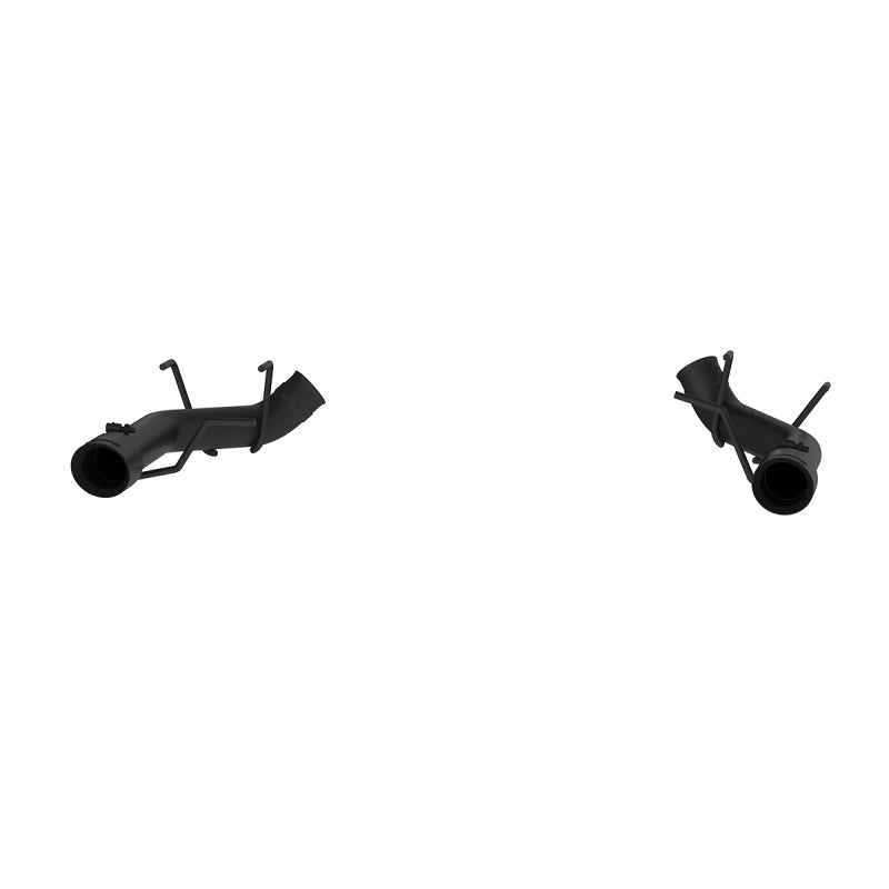 2011-2014 Mustang GT 3" Dual Axle Back Muffler Delete Black - View 2 | Dirty Garage