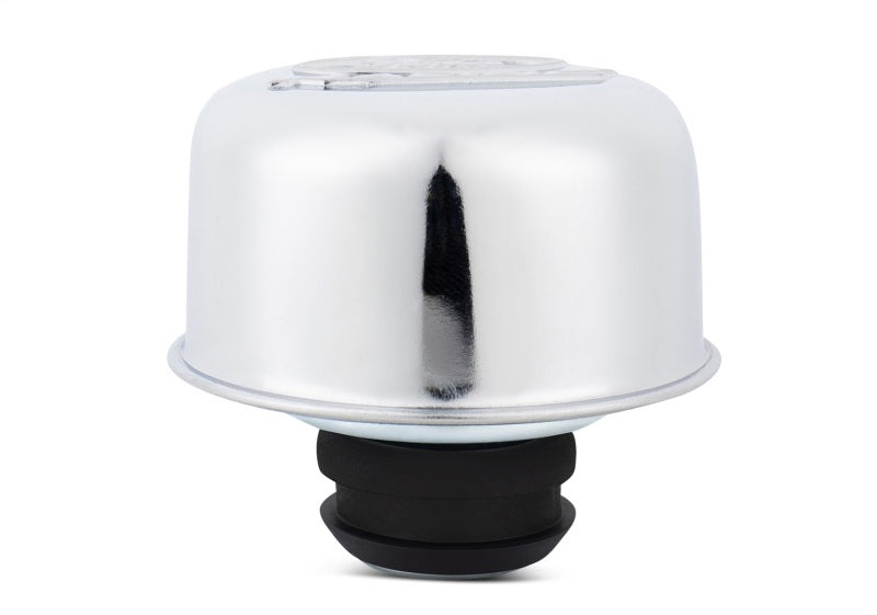 Universal Chrome Breather Cap w/Mustang Logo - View 5 | Dirty Garage