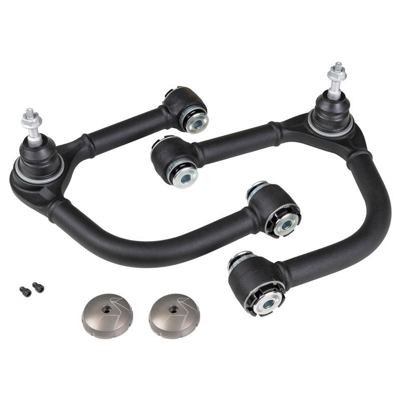 2021-2025 Ford Bronco Front Upper Control Arms (Pair) - Black - View 2 | Dirty Garage