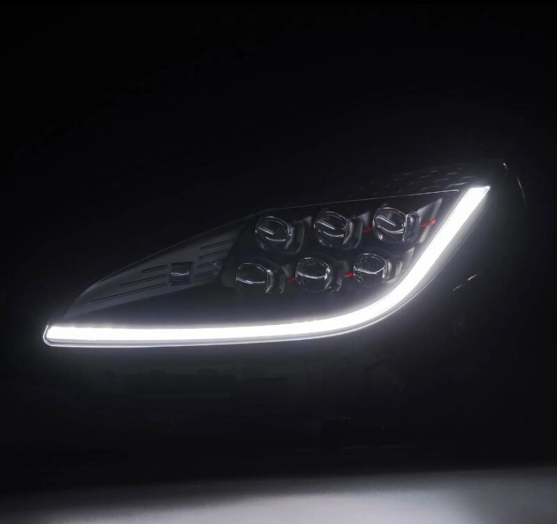 2021-2023 GR86 BRZ Nova-Series LED Projector Black Headlights - View 3 | Dirty Garage
