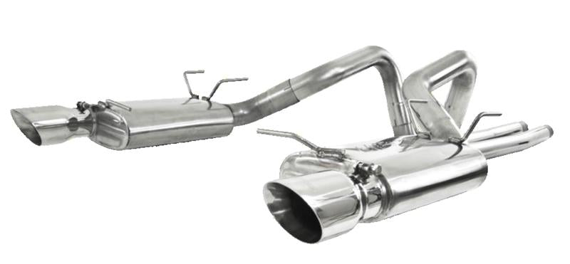 2005-2009 Superduty Shelby GT500 GT Dual Split Rear Street Version 4" Tips T409 Exhaust System - View 3 | Dirty Garage