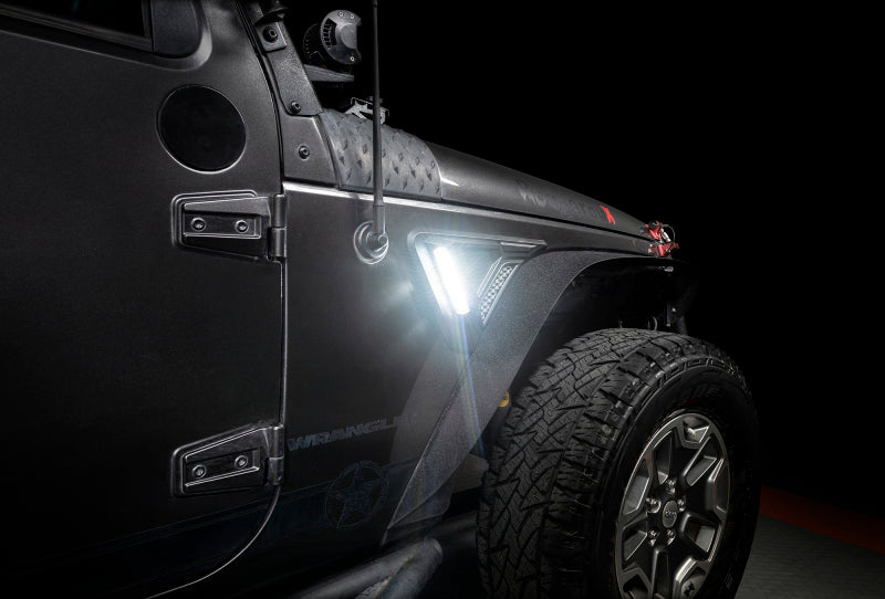 2007-2018 Wrangler Sidetrack LED System - View 3 | Dirty Garage