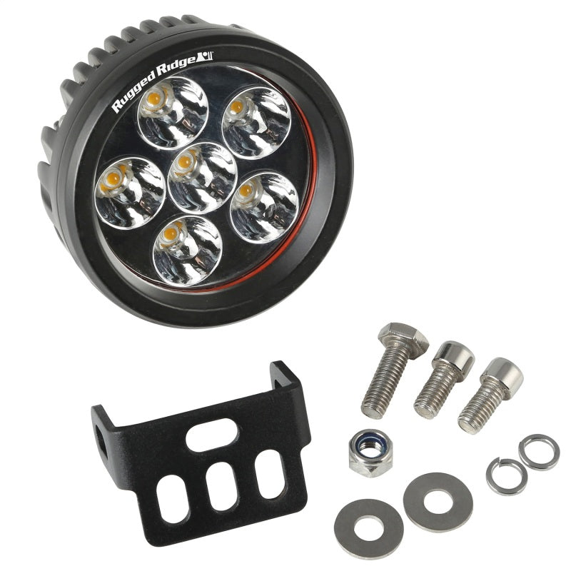 Rugged Ridge 3.5 Inch Round LED Light 18 Watt | Dirty Garage