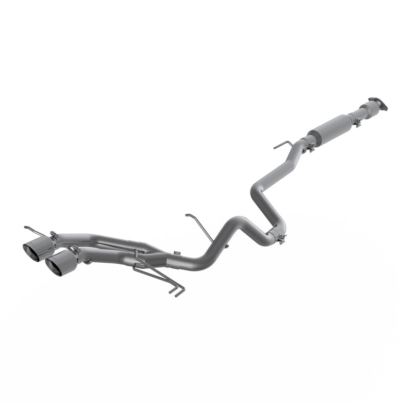 2013-2018 Veloster Turbo 4.0in OD Dual Outlet 2.5" AL Cat Back | Dirty Garage