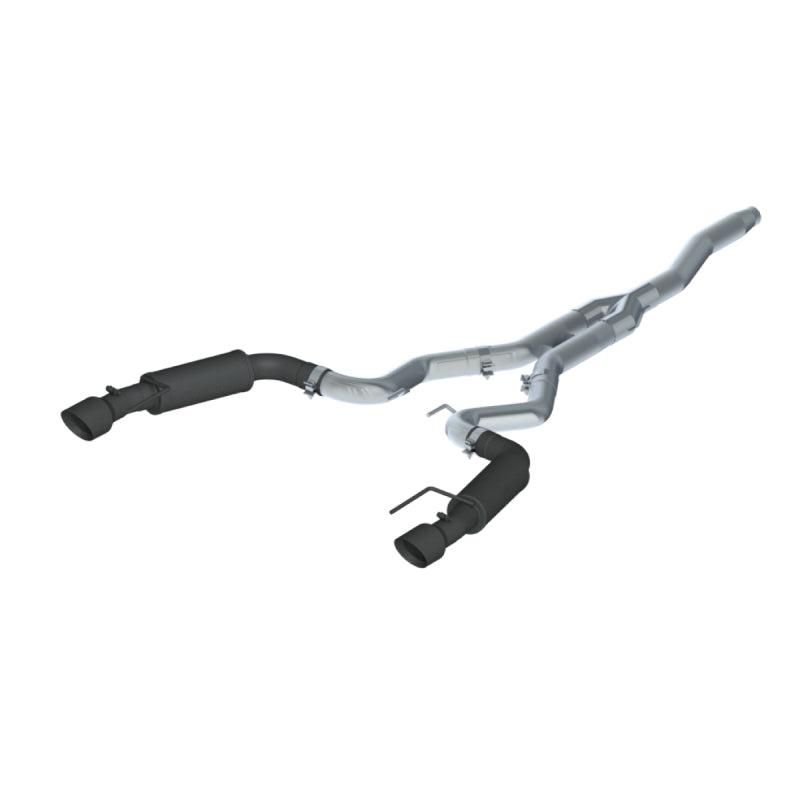 2015-2019 Mustang EcoBoost 2.3L 3" Cat Back Dual Split Rear Exit Race Version | Dirty Garage