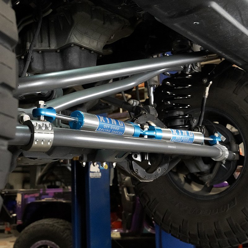 2018-2025 Wrangler JL / Gladiator JT Dual Steering Stabilizer Kit w/ KING Stabilizers (8857-04)
