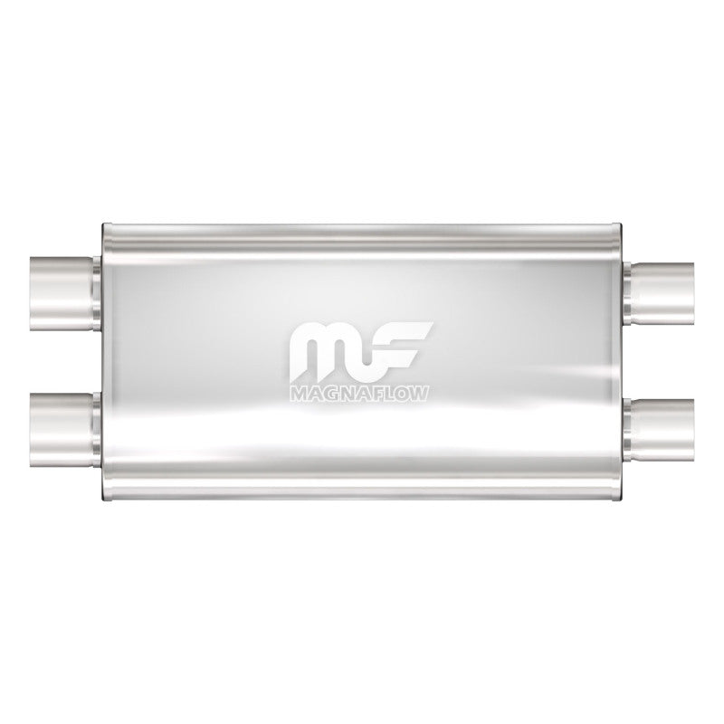 Universal Muffler Mag Stainless Steel 22x5x11 2.5/2.5x2.5 | Dirty Garage