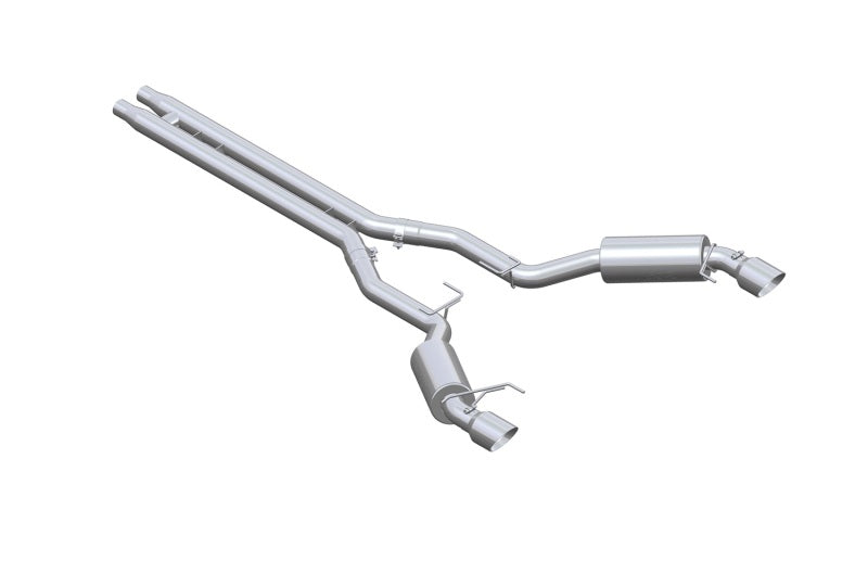 2015-2017 Mustang GT 5.0 3" Cat Back Dual Split Rear Race Version 4.5" Tips - View 2 | Dirty Garage