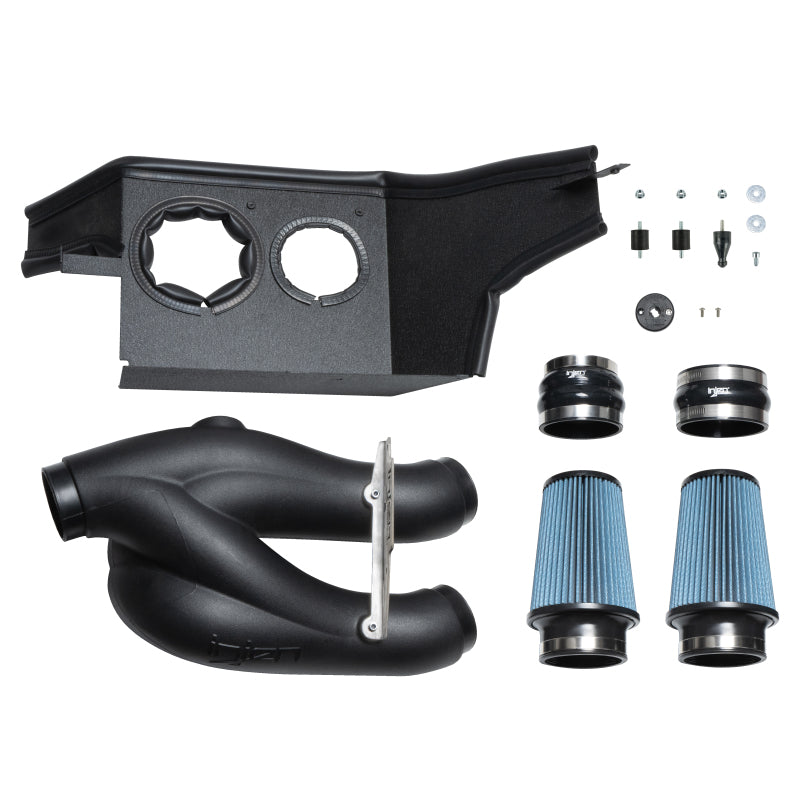 2015-2025 F-150 Midnight Black Power-Flow Air Intake System - View 4 | Dirty Garage