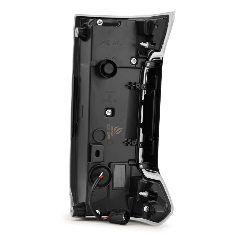 2024-2025 Tacoma Nova-Series Prismatic LED Tail Lights Alpha Black - View 6 | Dirty Garage