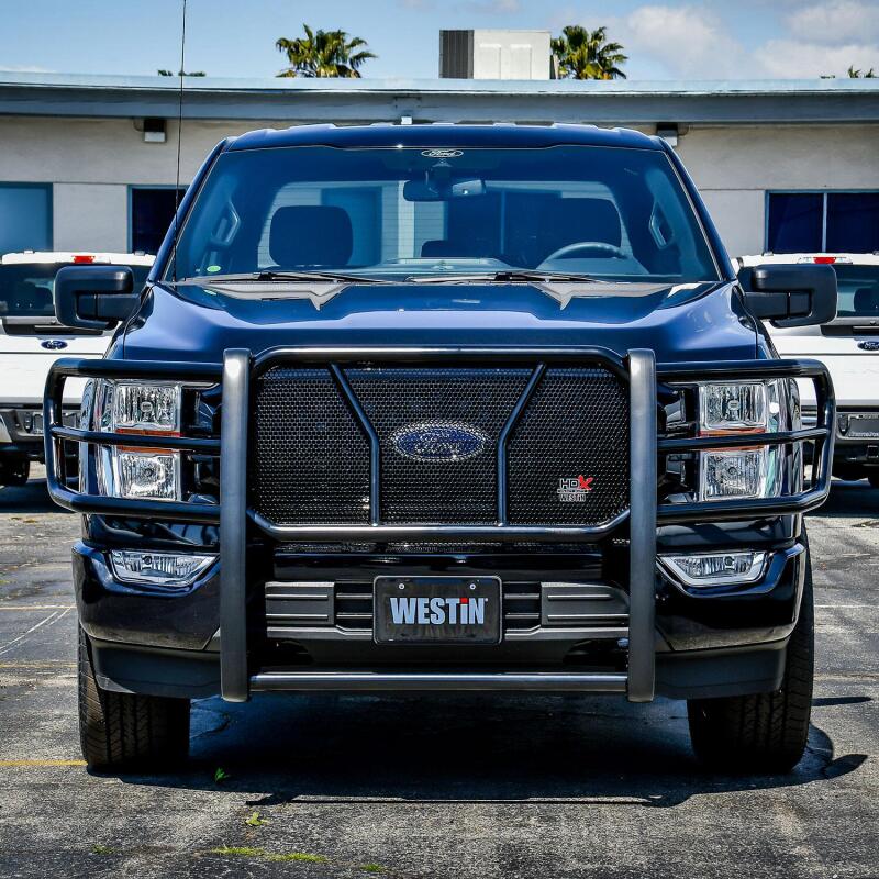 2021-2026 F-150 HDX Modular Black 3-Piece Grille Guard - View 2 | Dirty Garage
