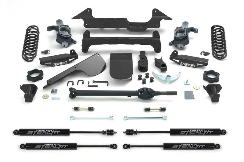 2003-2008 H2 4WD Rear Coil Springs 6" Performance Series Lift Kit w/ Stealth Series Shocks | Dirty Garage