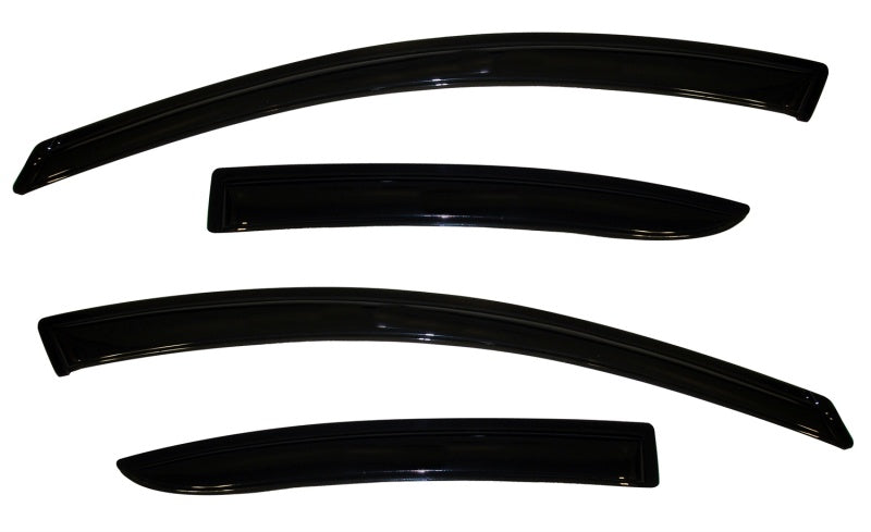 2010-2013 Mazda 3 Ventvisor Outside Mount Window Deflectors Smoke 4-Piece | Dirty Garage