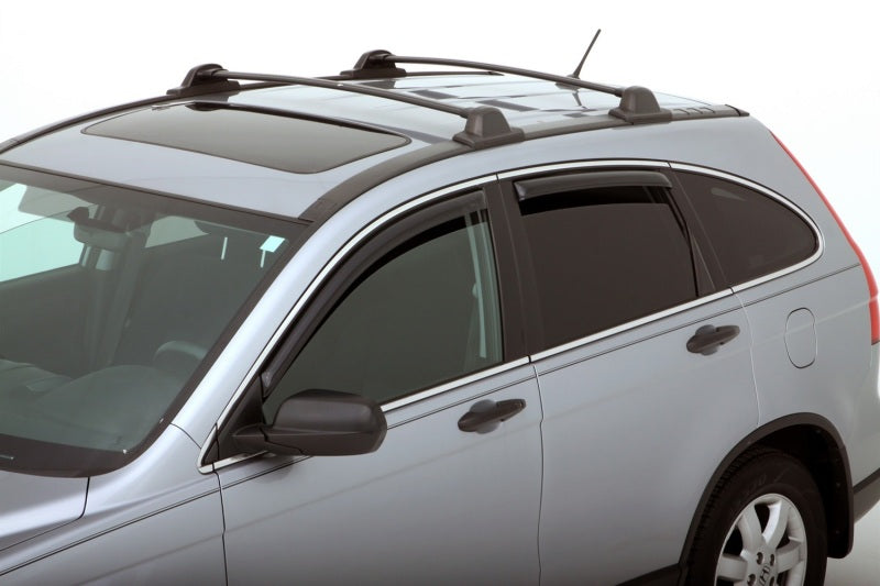 2007-2011 CR-V Ventvisor Front and Rear Window Deflectors Smoke 4-Piece - View 2 | Dirty Garage