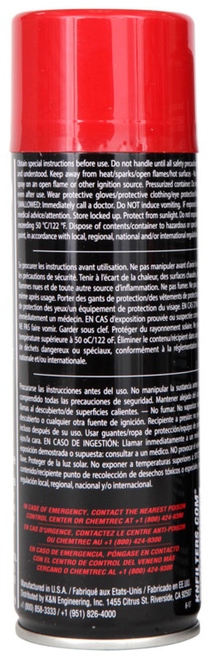 Universal 6.5 OZ Aerosol Spray Air Filter Oil - View 3 | Dirty Garage