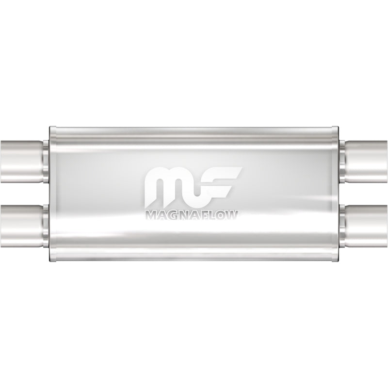 Universal Muffler Mag Stainless Steel 24x5x8 3/3x3/3 D/D | Dirty Garage