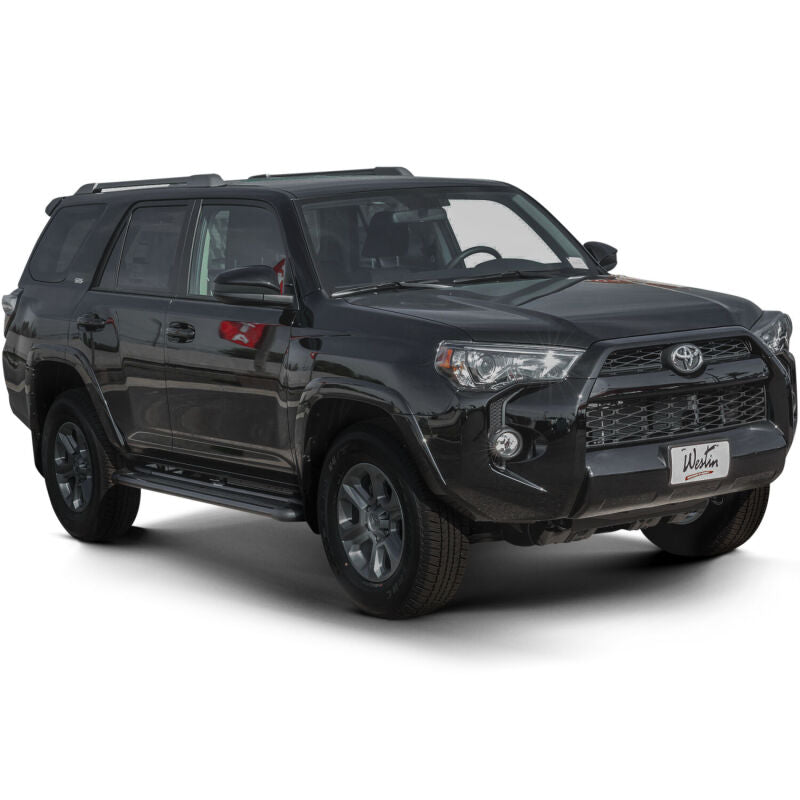 Universal Sure-Grip Series 72" Black Aluminum Running Boards - View 2 | Dirty Garage