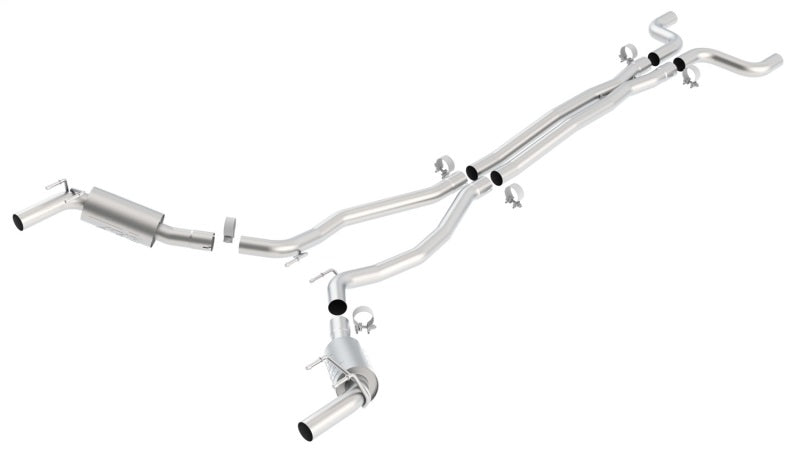 Borla 10-13 Chevy Camaro SS 6.2L V8 ATAK Catback Exhaust Incl. X Pipe works w/GFX Package - View 3 | Dirty Garage