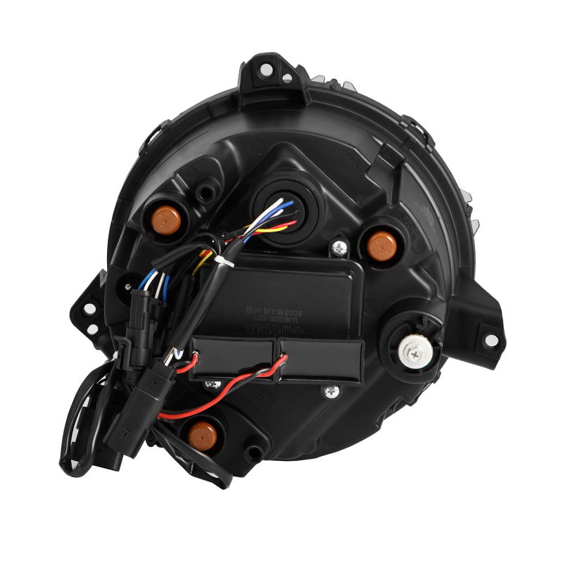 2018-2024 Wrangler Gladiator Nova-Series LED Projector Alpha-Black Headlights Active Light Sequential Signal - View 7 | Dirty Garage