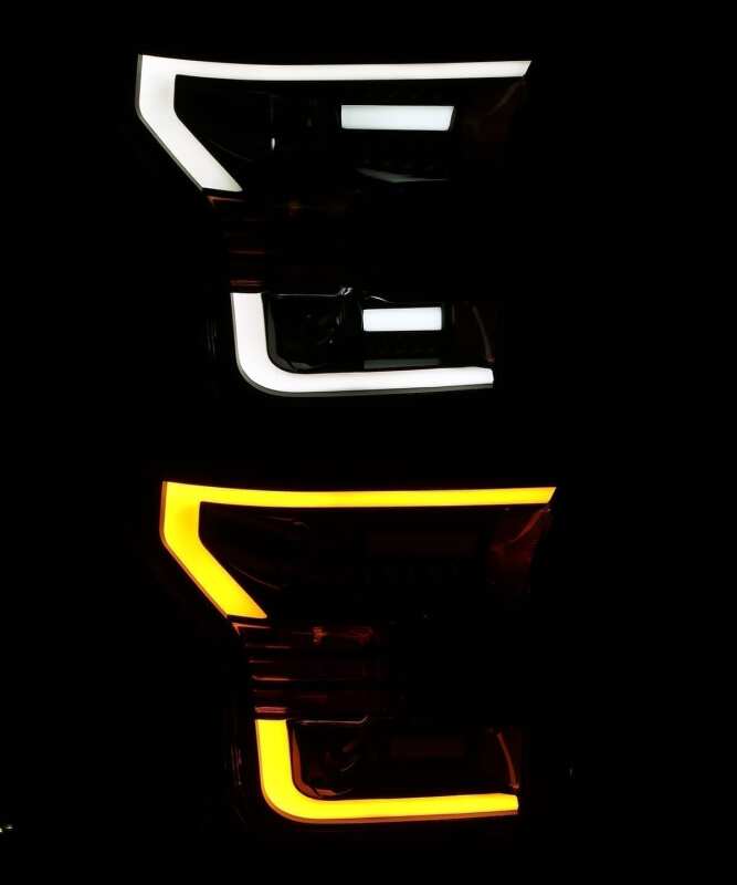 2015-2017 F-150 Luxx-Series LED Projector Headlights Plank Style Black Activation Light DRL - View 4 | Dirty Garage