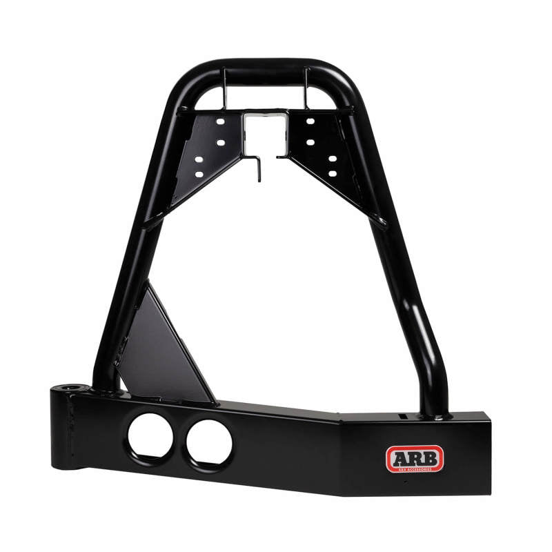 w/ Carrier Rear Step Tire Bracket LHS Black 80 Series | Dirty Garage