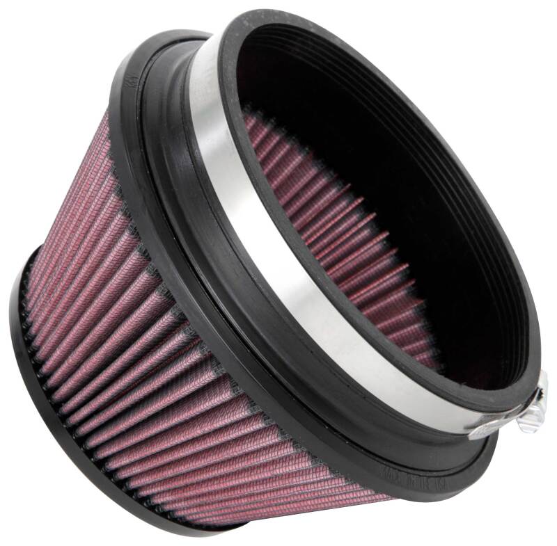 Universal Clamp-On Air Filter 6in FLG/7-1/2in B/5-1/8in T/4in H - View 3 | Dirty Garage