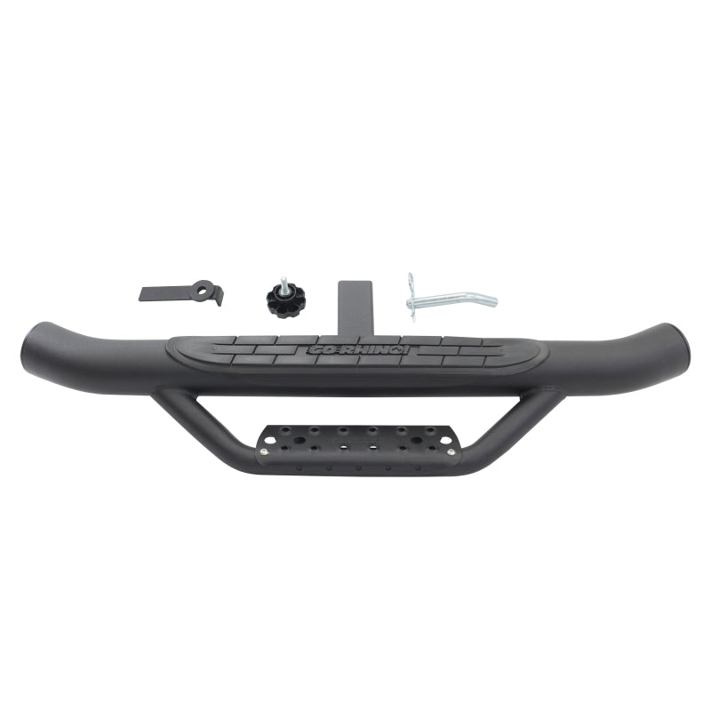 Go Rhino Dominator Hitch Step - Black - View 18 | Dirty Garage