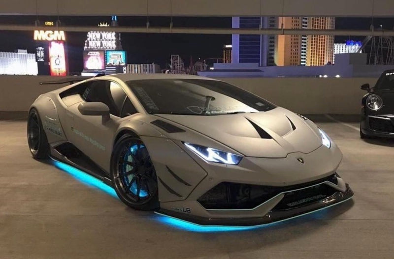 Universal LED Illuminated Wheel Rings 15" ColorSHIFT - View 6 | Dirty Garage