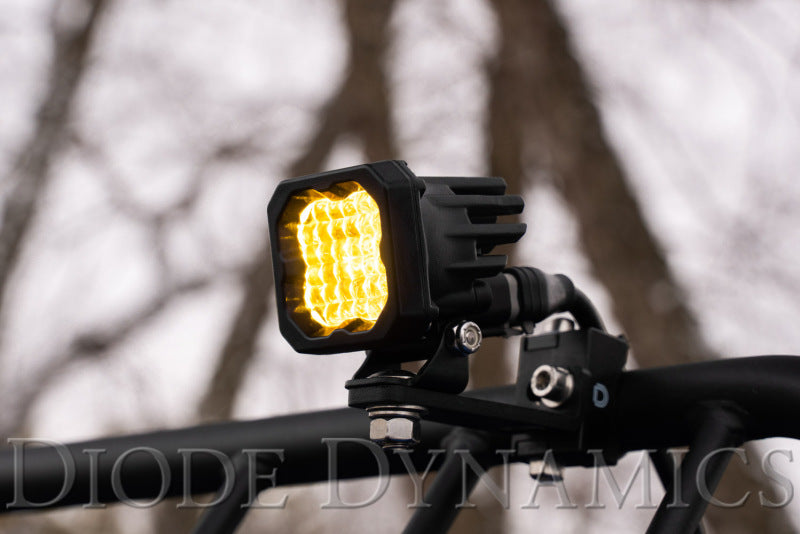 Universal Stage Series C1 Sport Yellow Wide Standard ABL LED Pod - View 3 | Dirty Garage