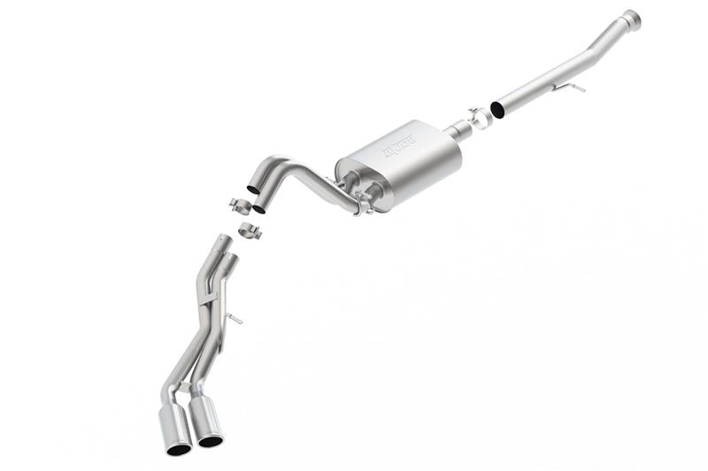 Borla 15-16 Cadillac Escalade ESV/Yukon Denali XL 6.2L V8 AT Split Side Ext SS S-Type CB Exhaust - View 3 | Dirty Garage