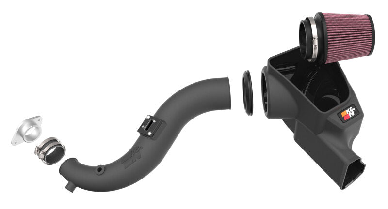 2024 Mustang Ecoboost L4-2.3L F/L Turbo AirCharger - Cold Air Intake System - View 7 | Dirty Garage