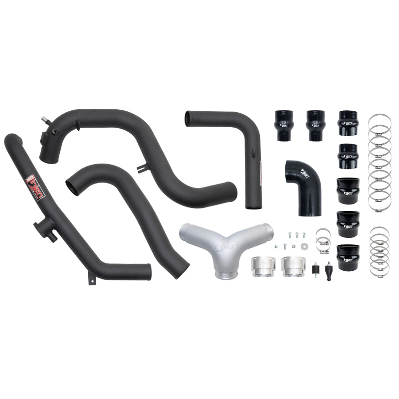 2021-2023 Bronco 2.7L EcoBoost SES Intercooler Pipes Wrinkle Black - View 7 | Dirty Garage