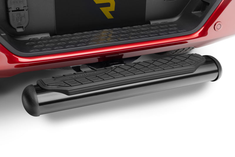 Go Rhino 4in Oval Hitch Step - Black - View 7 | Dirty Garage