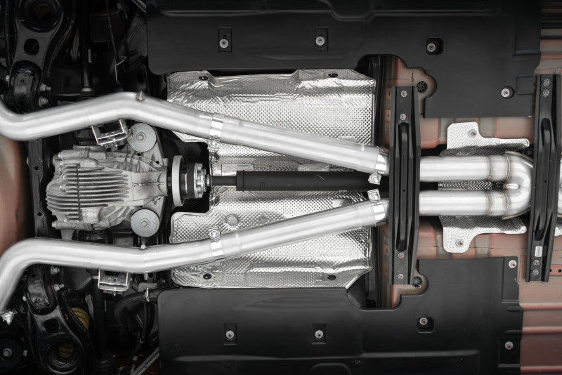 2017-2021 Charger 5.7L 6.2L 6.4L 3" Race Profile Cat-Back Dual Carbon Fiber Tips T304 SS Exhaust - View 4 | Dirty Garage
