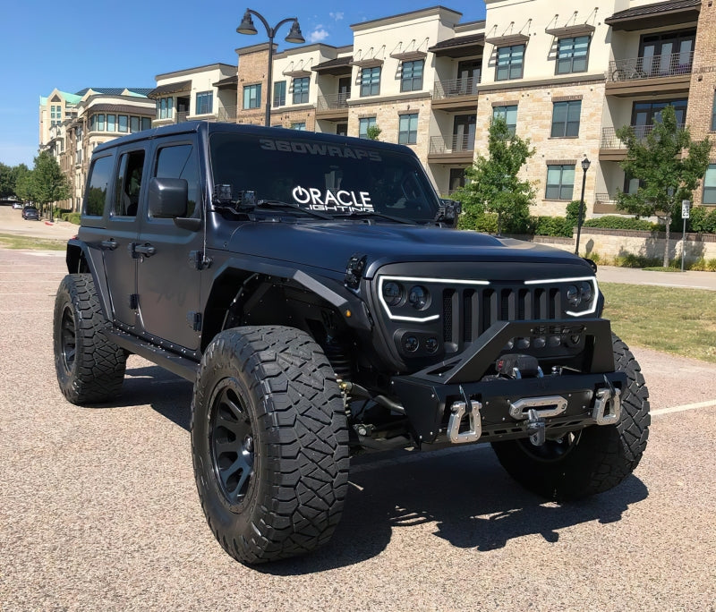 2018-2025 Wrangler JL JT VECTOR Series Full LED Grille - View 16 | Dirty Garage