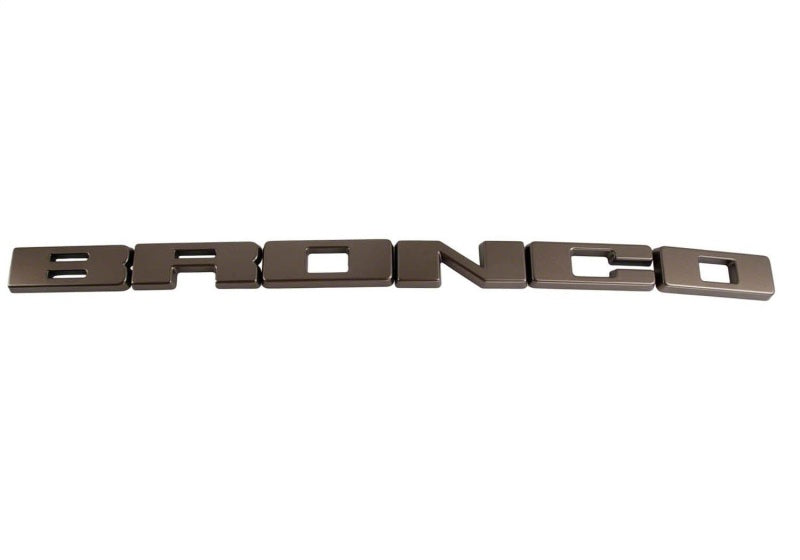 2021+ Bronco Grille Lettering Overlay Kit - Bronze - View 9 | Dirty Garage
