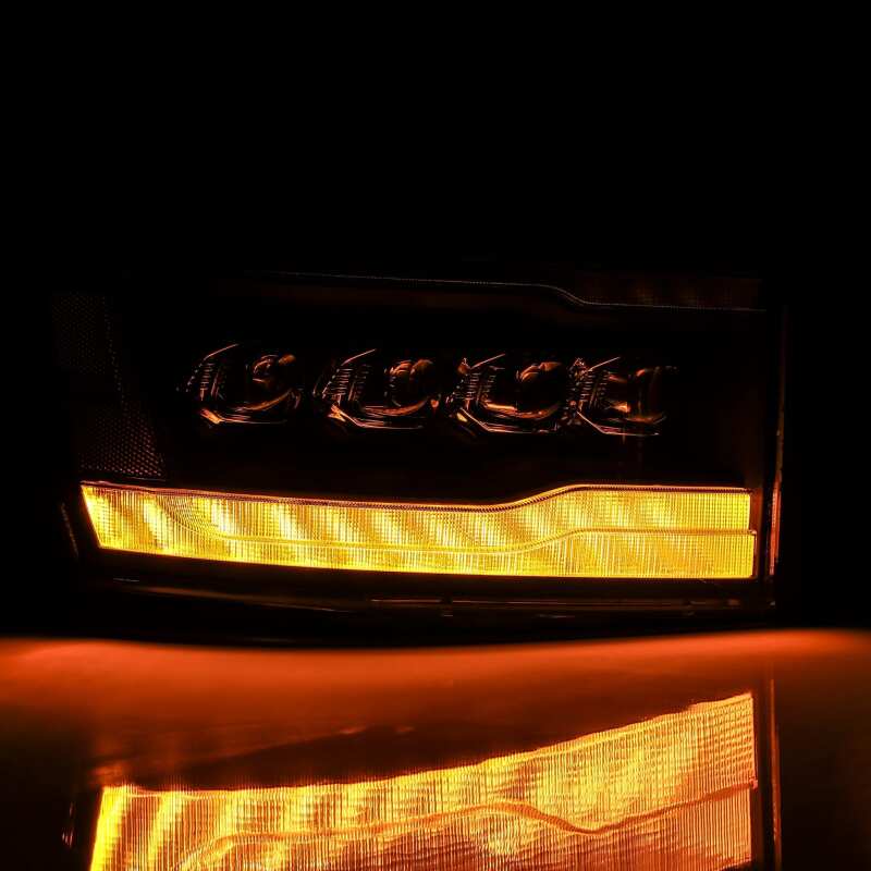 2006-2008 Ram HD Nova-Series LED Projector Black Headlights Sequential Signal DRL Amber LED - View 6 | Dirty Garage