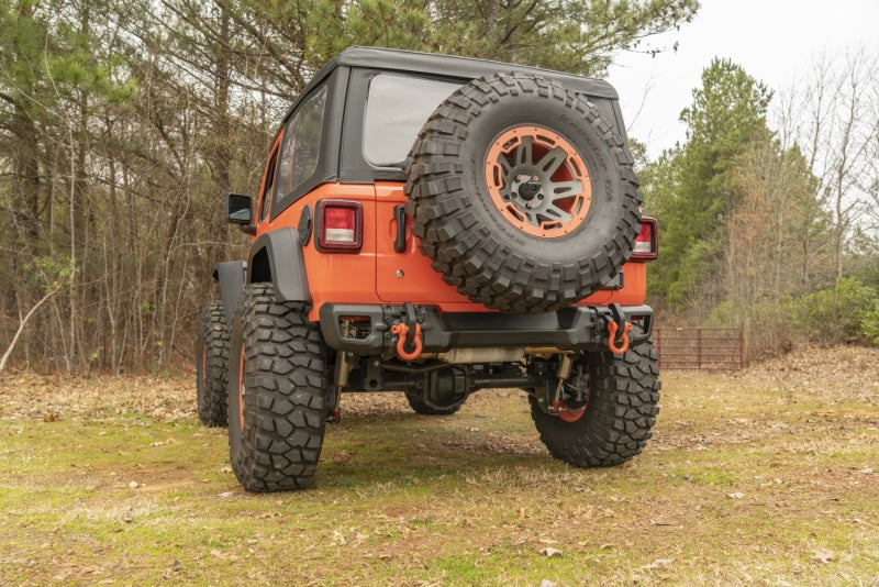 Rugged Ridge 18-20 Jeep Wrangler JL Arcus Rear Bumper - View 2 | Dirty Garage