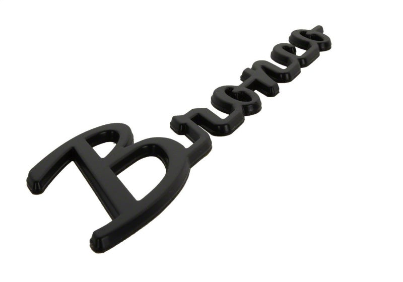 2021+ Bronco Classic Script Fender Badges - Matte Black - View 10 | Dirty Garage