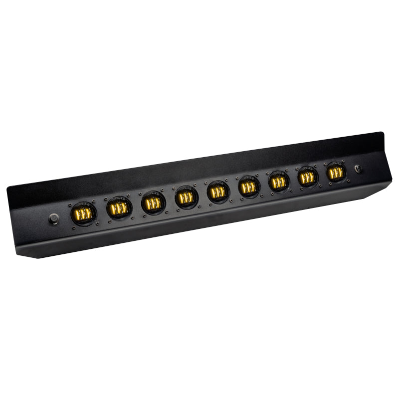 2019-2025 Wrangler JL Skid Plate w/ Integrated LED Emitters Yellow | Dirty Garage