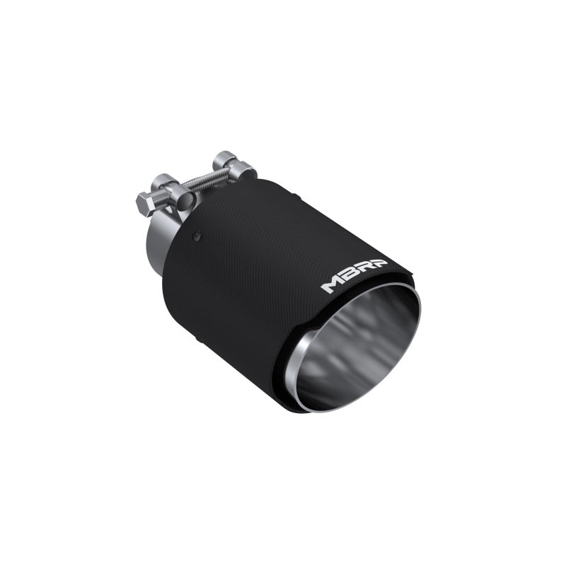 Universal Carbon Fiber Tip 4" OD 2.5" Inlet 6.5" L | Dirty Garage