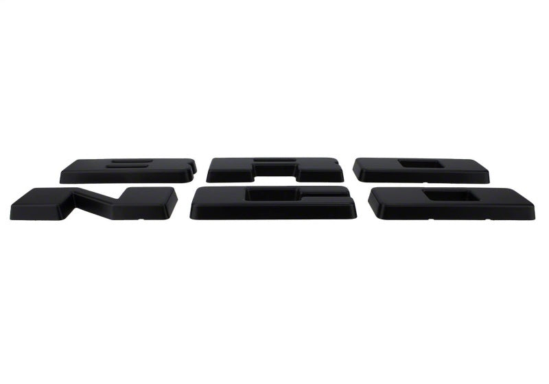 2021+ Bronco Grille Lettering Overlay Kit - Black - View 9 | Dirty Garage