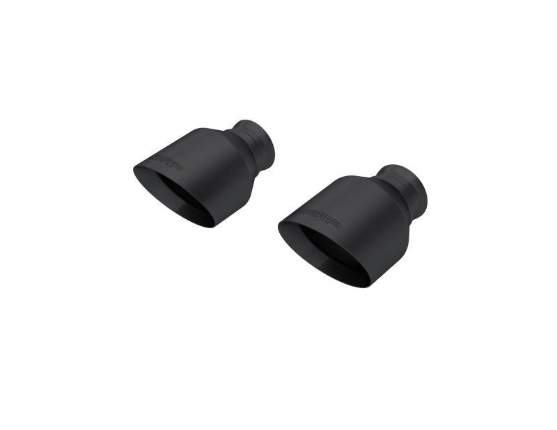 2015-2023 Dodge Charger 5.7L 6.2L 6.4L T304 3" ID 5" OD 8" Length Angle Cut Black Tip | Dirty Garage