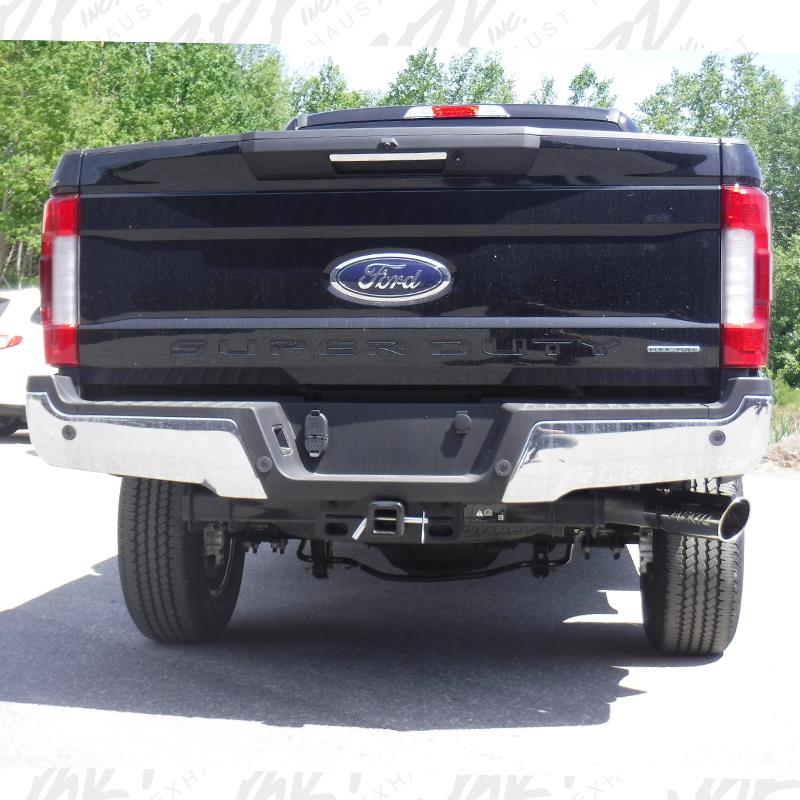 2017-2024 Superduty 4" T304 Catback Exhaust Single Side - View 3 | Dirty Garage
