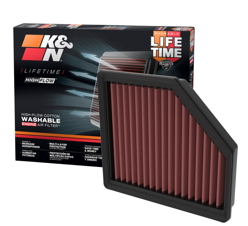 2021-2022 Qashqai III 1.3L L4 F/I Replacement Air Filter - View 4 | Dirty Garage